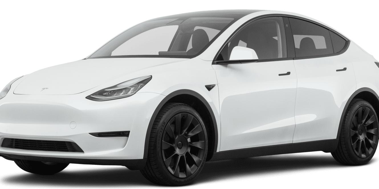 TESLA MODEL Y 2021 5YJYGDEE6MF145724 image